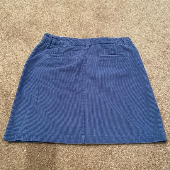 B.Moss Blue Corduroy Skirt - Picture 3 of 7